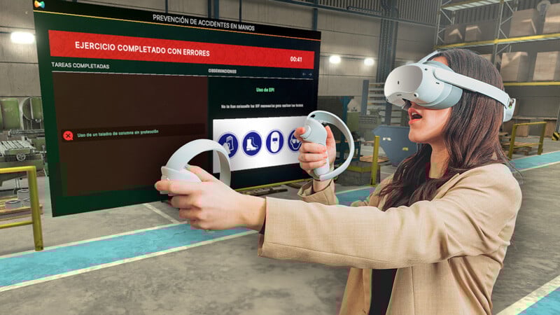 simulaciones con realidad virtual de Ludus