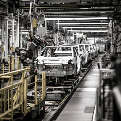 ejemplo de proceso industrial en la industria automotriz