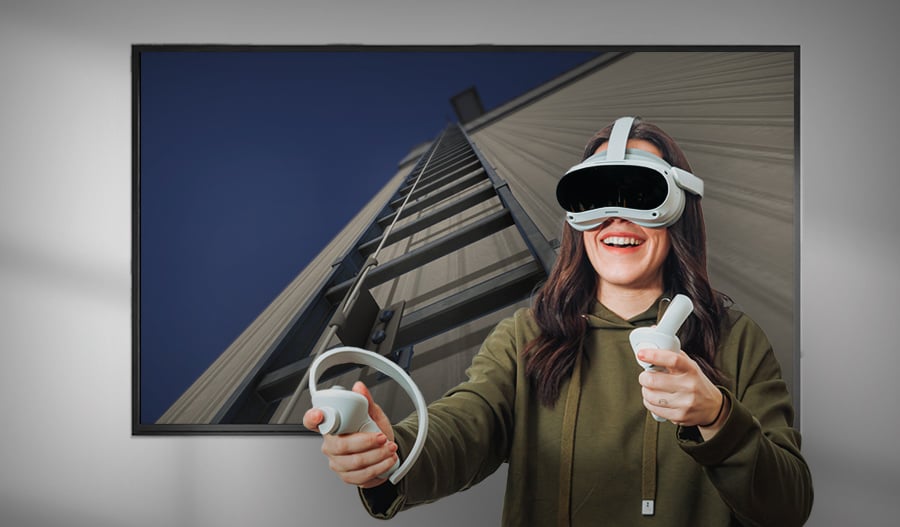 formación en trabajos en altura con realidad virtual