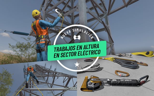 Nueva simulación VR de Ludus: Trabajos en Altura en el sector eléctrico