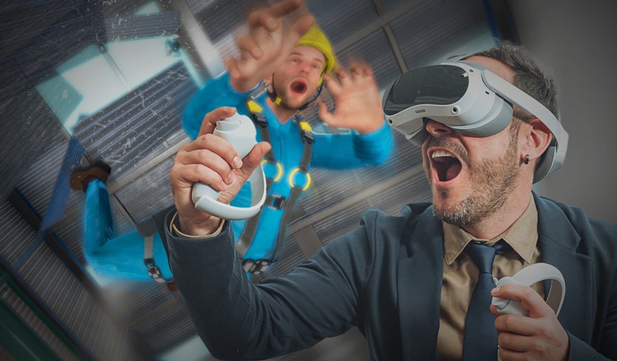 trabajos en altura caídas con realidad virtual