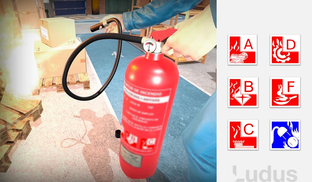 Benefits of training in fire extinguishing with Virtual Reality