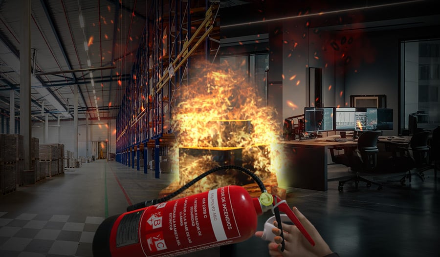 Mixed reality: training with virtual risks in real workplaces
